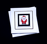 Santa - Handcrafted Christmas Card - dr16-0077
